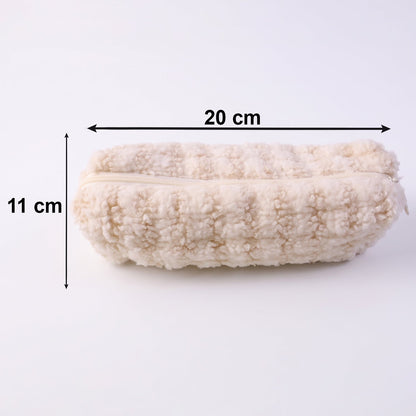 Elegant multipurpose zipper pouch ideal for travel and home organization