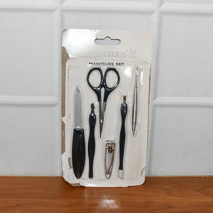 Portable manicure and pedicure grooming kit ready for travel