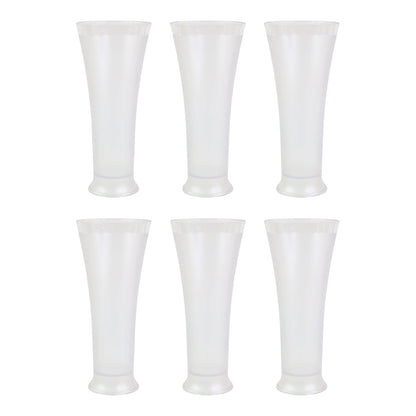 Elegant and sturdy plastic drinkware set with a non-slip matt texture