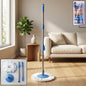 360 degree rotating spin mop with stainless steel handle for efficient cleaning