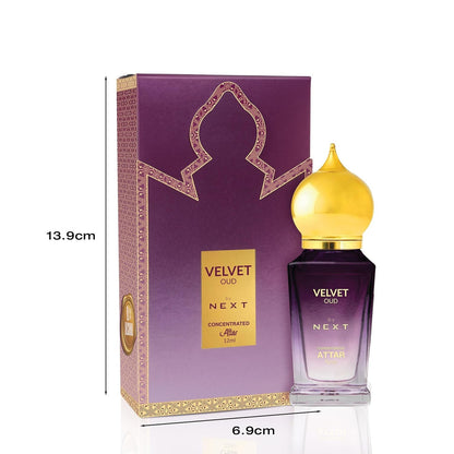 Premium Velvet Oud concentrated perfume oil in stylish bottle