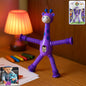 Giraffe shape magic spring toy with flexible arms and legs