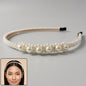 Elegant pearl beaded headband for women and girls