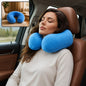 U shaped soft neck pillow blue