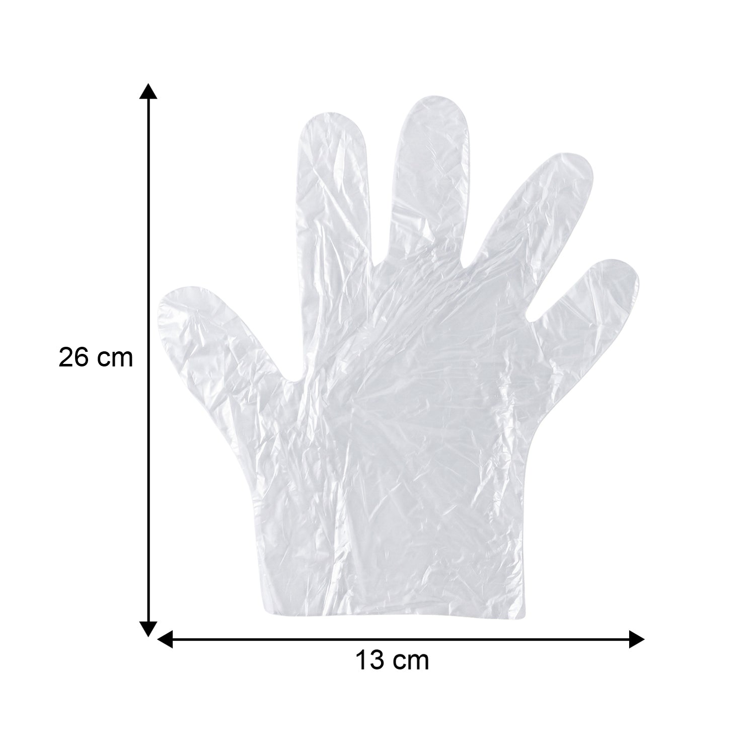 Plastic gloves for cleaning or food prep