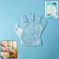 Disposable clear gloves for food handling and hygiene protection