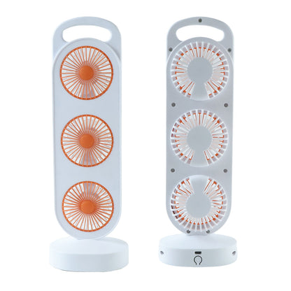Rechargeable handheld cooling fan
