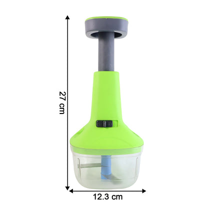 Kitchen cutter showing stainless steel blades for efficient chopping