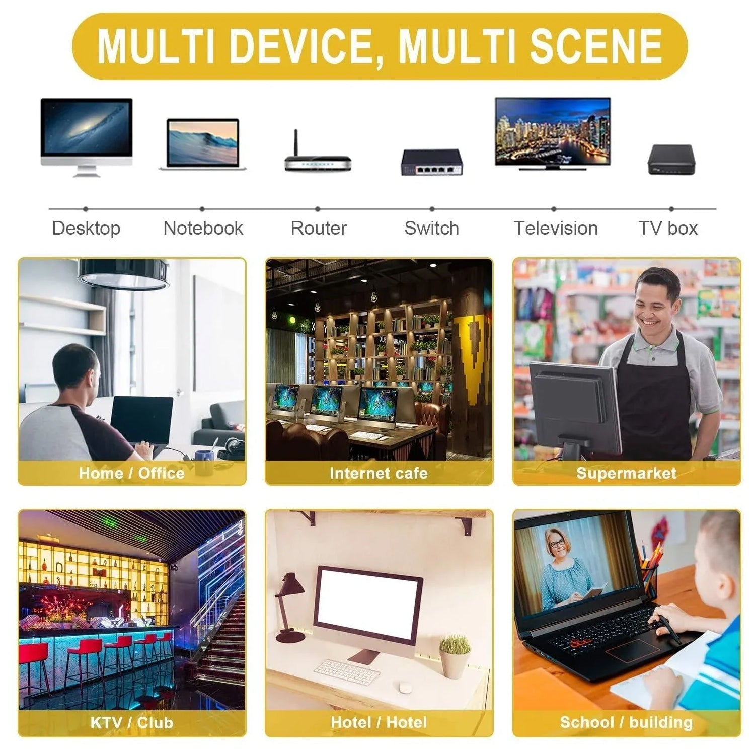 Network patch cord with RJ45 connector for stable data transmission