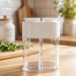 Airtight 4 compartment kitchen storage box with transparent body
