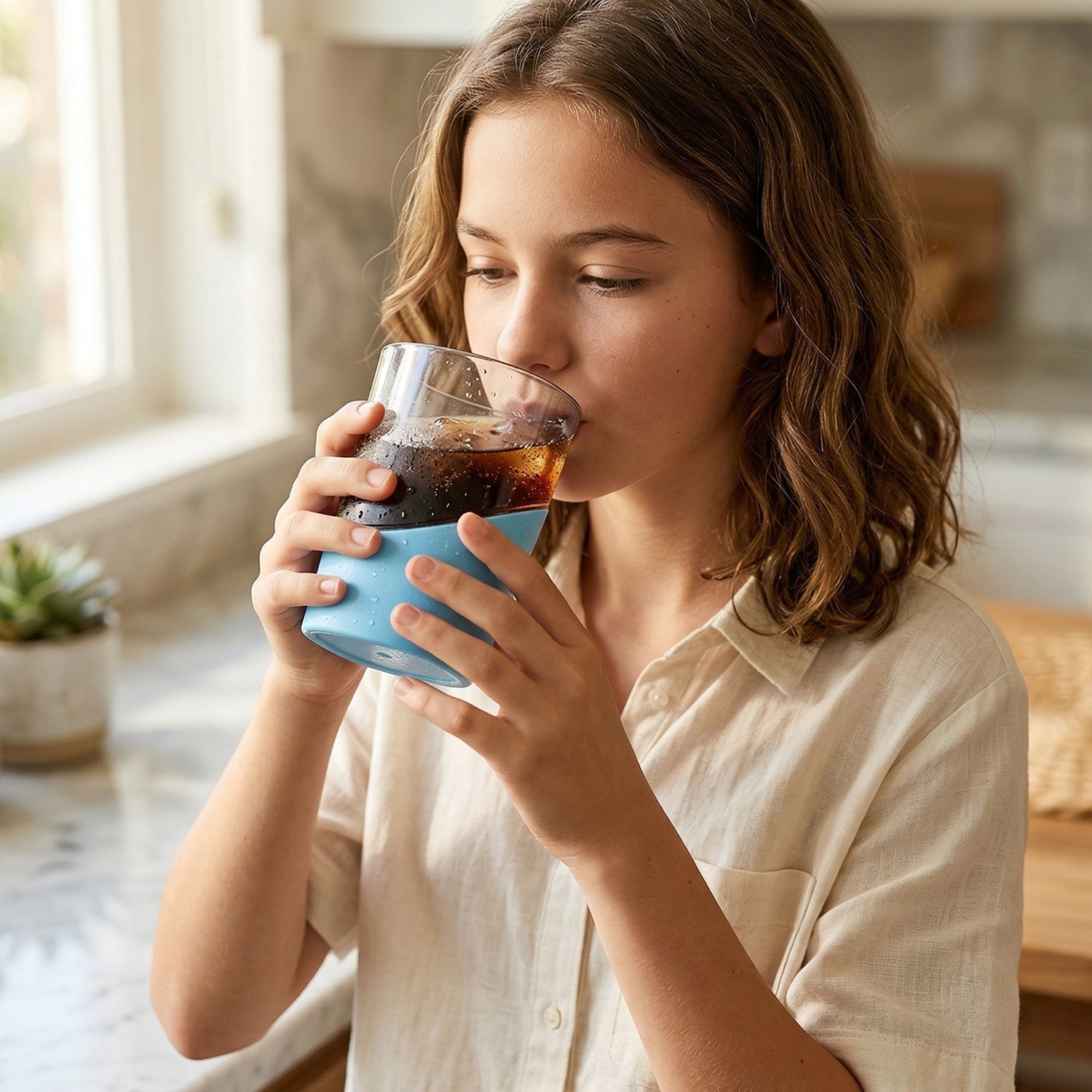 Vibrant red plastic glasses ideal for water, juice, and beverages