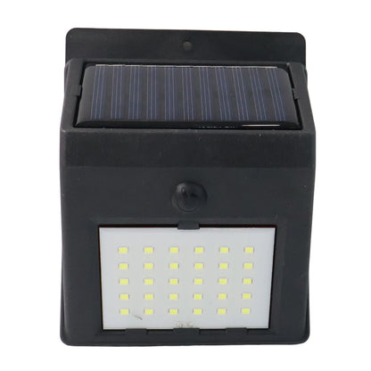 Night time security with waterproof solar powered LED wall lamp