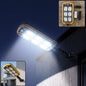 Solar LED motion sensor wall light with remote, waterproof for outdoors (1 set)
