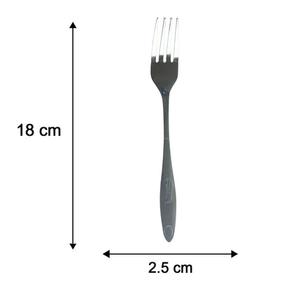 Compact steel cutlery kit with pouch for on the go dining