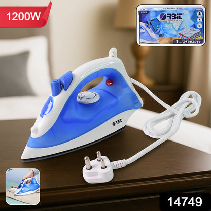 Orbit steam iron featuring water spray function for wrinkle removal