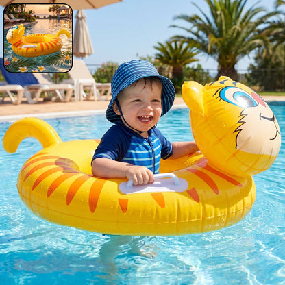 Durable, safe kids pool float with supportive floating design
