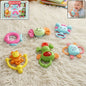 Colorful 6-in-1 baby rattle set designed for sensory development