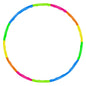 Colorful Hula Hoop for fitness exercise and core workouts.