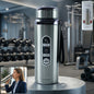 Stainless steel vacuum insulated water bottle for hot and cold drinks