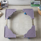 Adjustable fridge washing machine stand with wheels
