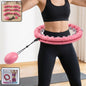 Adjustable smart weighted hula hoop with massage ball for waist slimming (1 pc)