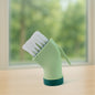 Connectable cleaning brush with built-in scraper cleaning window tracks and kitchen corners