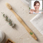 Soft Bamboo Toothbrush, Biodegradable Wooden Toothbrush with Natural Bristles (1 Pc)