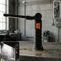 Rechargeable LED work light with adjustable head and magnetic base for hands-free use