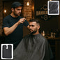 Professional waterproof hair cutting cape in sleek black