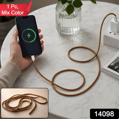Spiral Cable Protector Sleeve – Durable Flexible Cord Saver
