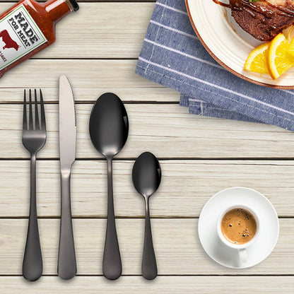 Premium butter knife made of polished stainless steel in cutlery set