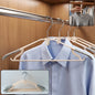 Durable plastic clothes hangers with non-slip grip