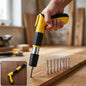 Manual wall fastening nail gun tool set for wood and concrete