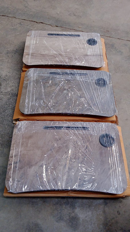 Foldable laptop table in a modern home environment, ready for various activities.
