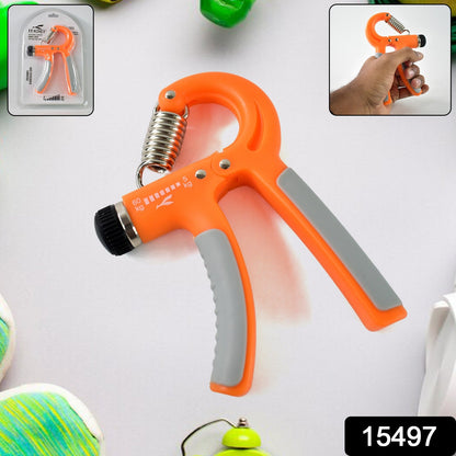 Using hand grip tool for strengthening fingers and grip