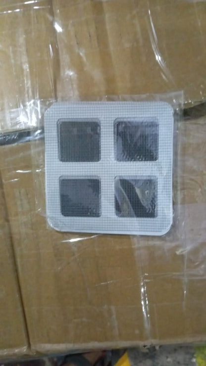 Demonstration of the repair kit fixing a torn mosquito net, restoring its integrity quickly.