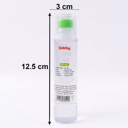 Transparent liquid glue pen for clean application work