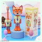 Kids Cartoon Fox Soft Bristle Toothbrush with Protective Cap (Pack of 1)