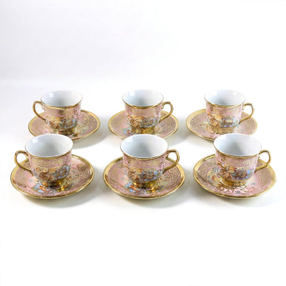 Premium quality tea cup and saucer set with smooth glazed finish