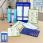 Magnetic routine board with colorful stickers for kids' daily habits